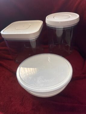 Oxo White Airtight Food Storage Container Set